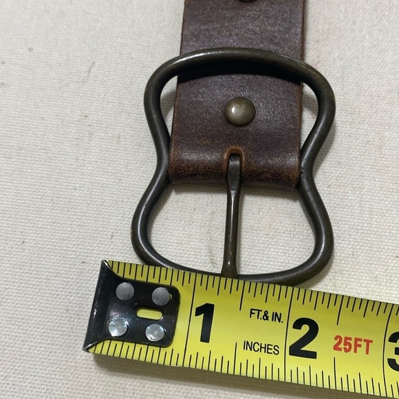 Vintage Black and Brown Leather Belts women M boho festival casual set of 2 Y2K main image 9